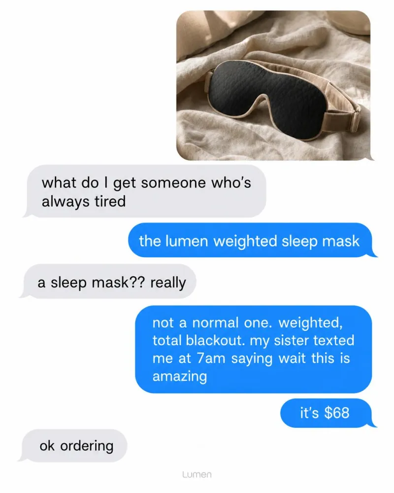 what do I get someone who's always tired